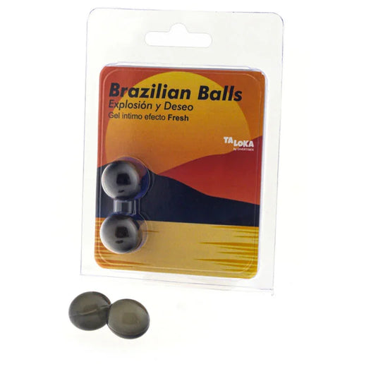TALOKA - BRAZILIAN BALLS GEL EXCITANTE EFECTO FRESCOR 2 BOLAS - Nuvica