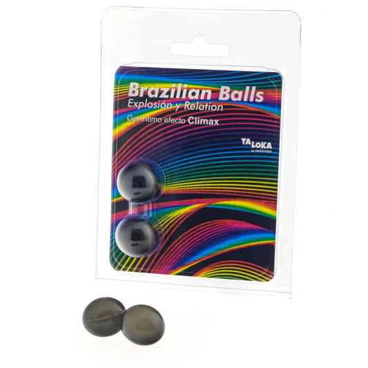 TALOKA - BRAZILIAN BALLS GEL EXCITANTE EFECTO CLIMAX 2 BOLAS - Nuvica