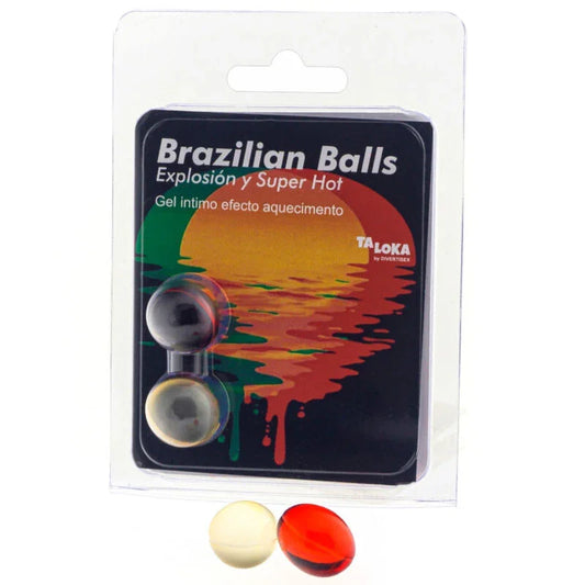 TALOKA - BRAZILIAN BALLS GEL EXCITANTE EFECTO SUPER CALIENTE 2 BOLAS - Nuvica