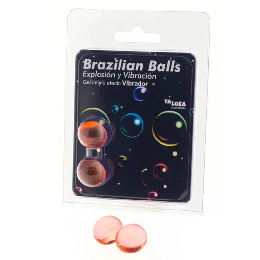 TALOKA - BRAZILIAN BALLS GEL EXCITANTE EFECTO VIBRACIÓN 2 BOLAS - Nuvica