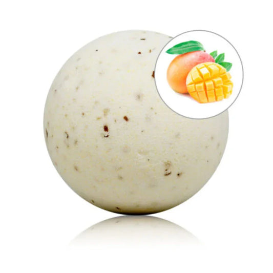TALOKA - BOMBA DE BAÑO CON AROMA MANGO Y PÉTALOS DE ROSA - Nuvica