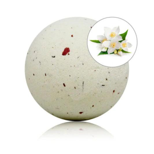 TALOKA - BOMBA DE BAÑO CON AROMA JAZMÍN Y PÉTALOS DE ROSA - Nuvica