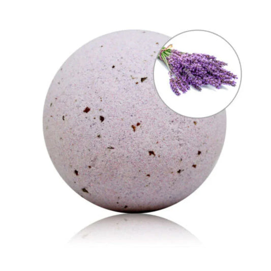TALOKA - BOMBA DE BAÑO CON AROMA LAVANDA Y PÉTALOS DE ROSA - Nuvica