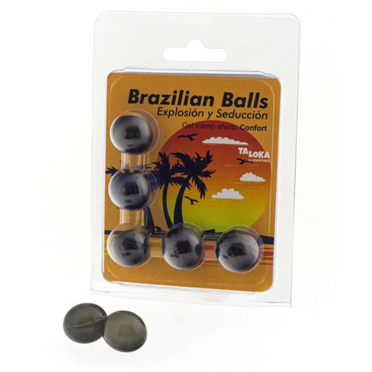 TALOKA - BRAZILIAN BALLS GEL EXCITANTE EFECTO CONFORT 5 BOLAS - Nuvica