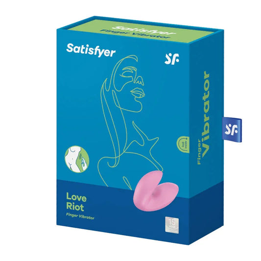 SATISFYER - LOVE RIOT VIBRADOR DEDAL MORADO - Nuvica