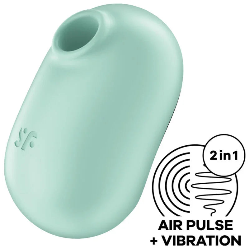 SATISFYER - PRO TO GO 2 ESTIMULADOR Y VIBRADOR DOBLE VIOLETA - Nuvica