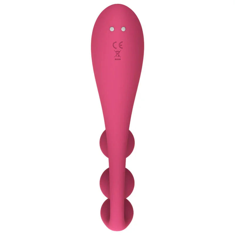 SATISFYER - TRI BALL 1 MULTI VIBRADOR ROJO - Nuvica
