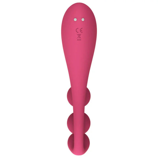 SATISFYER - TRI BALL 1 MULTI VIBRADOR ROJO - Nuvica