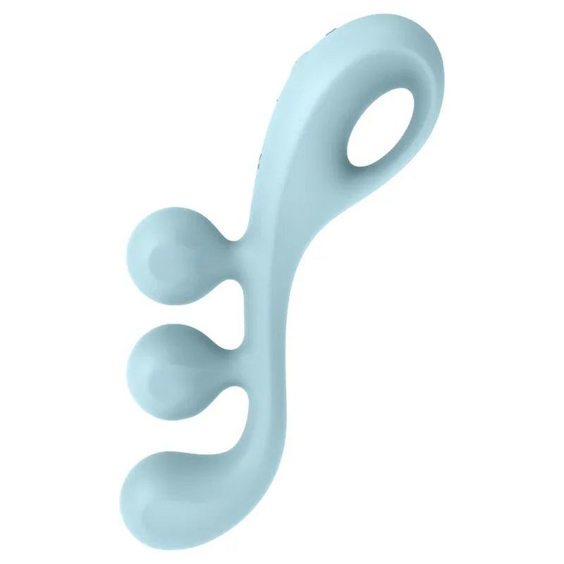 SATISFYER - TRI BALL 2 MULTI VIBRADOR AZUL - Nuvica