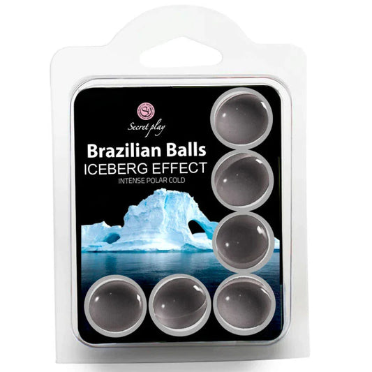 SECRET PLAY SET 6 BRAZILIAN BALLS EFECTO ICEBERG - Nuvica