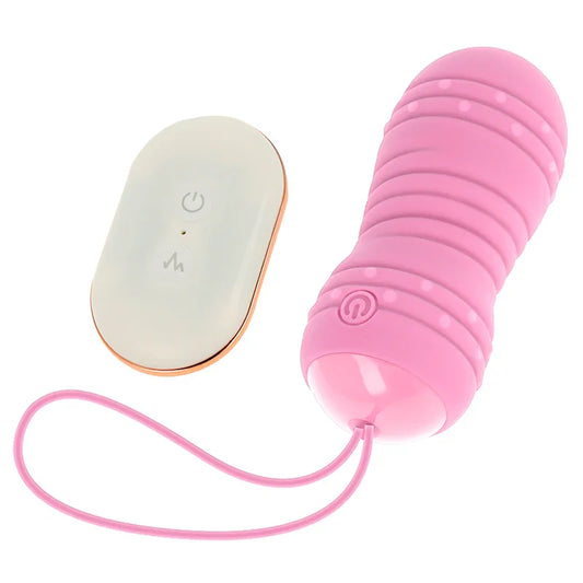 OHMAMA - HUEVO CONTROL REMOTO 7 MODOS ROTACION ROSA - Nuvica