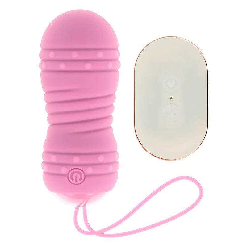 OHMAMA - HUEVO CONTROL REMOTO 7 MODOS ROTACION ROSA - Nuvica