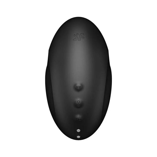 SATISFYER - VULVA LOVER 3 ESTIMULADOR Y VIBRADOR NEGRO - Nuvica