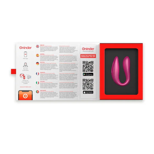 ONINDER - LISBOA ESTIMULADOR PUNTO G & CLÍTORIS NEGRO - APP GRATUITA - Nuvica