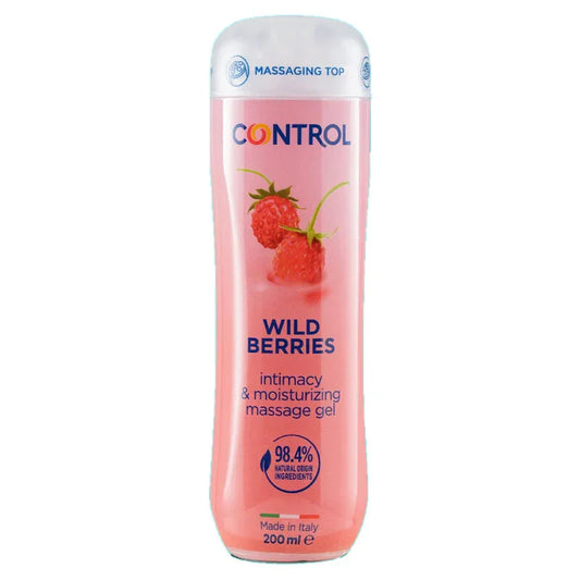 CONTROL - GEL DE MASAJE 3 EN 1 WILD BERRIES 200 ML - Nuvica