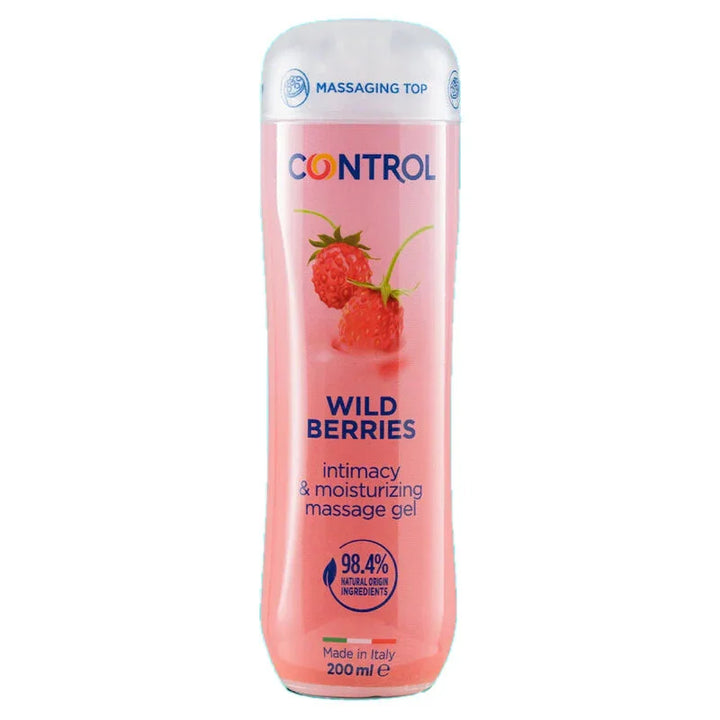 CONTROL - GEL DE MASAJE 3 EN 1 WILD BERRIES 200 ML - Nuvica