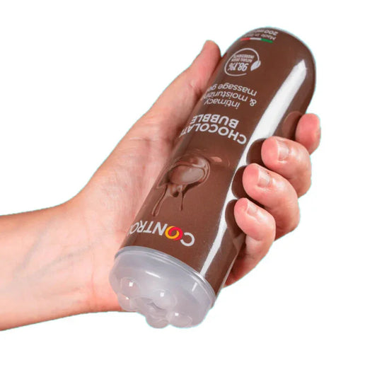 CONTROL - GEL DE MASAJE 3 EN 1 CHOCOLATE BUBBLE 200 ML - Nuvica