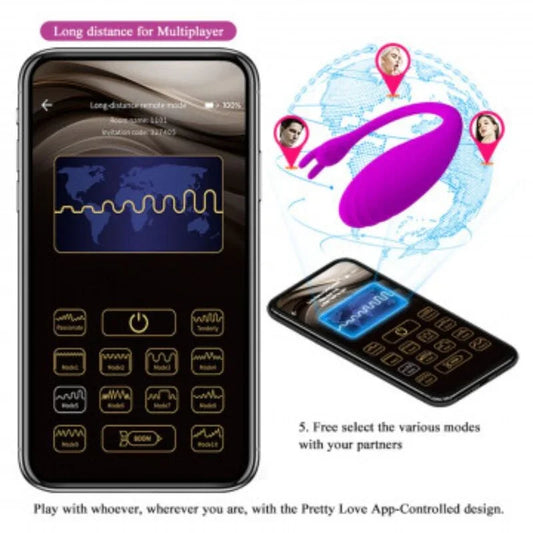 PRETTY LOVE - CATALINA MASAJEADOR FREE APP LILA - Nuvica