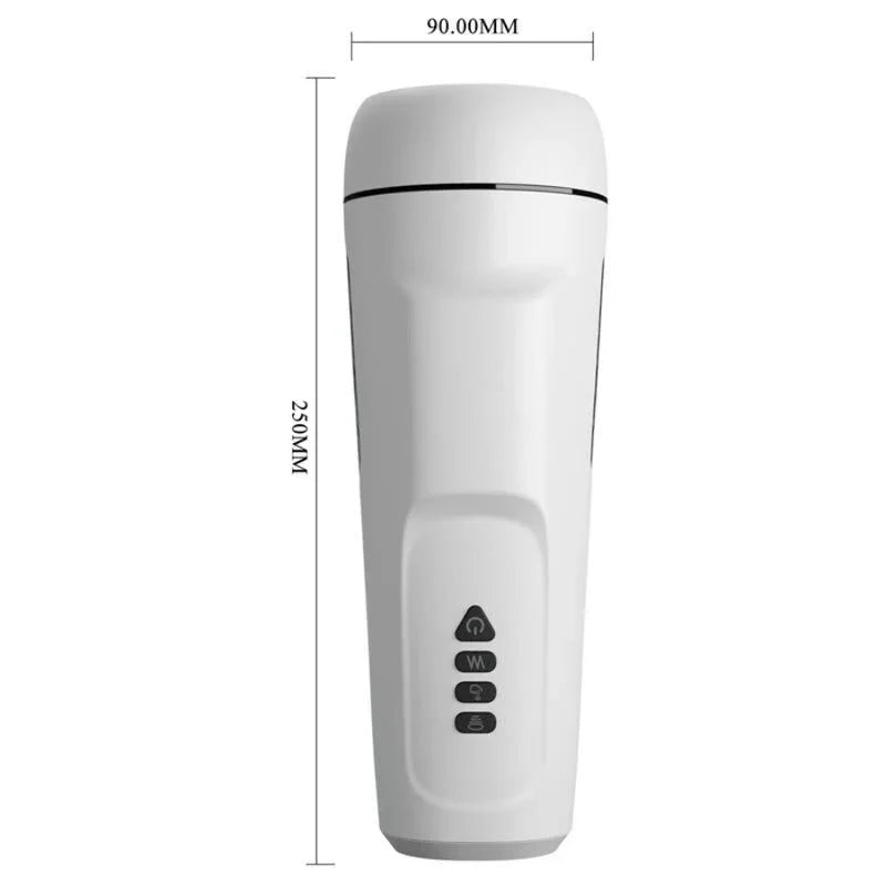 PRETTY LOVE - SIENNA MASTURBADOR MASCULINO CON VIBRACIÓN. VOZ Y ONDAS ESTIMULADORAS - Nuvica