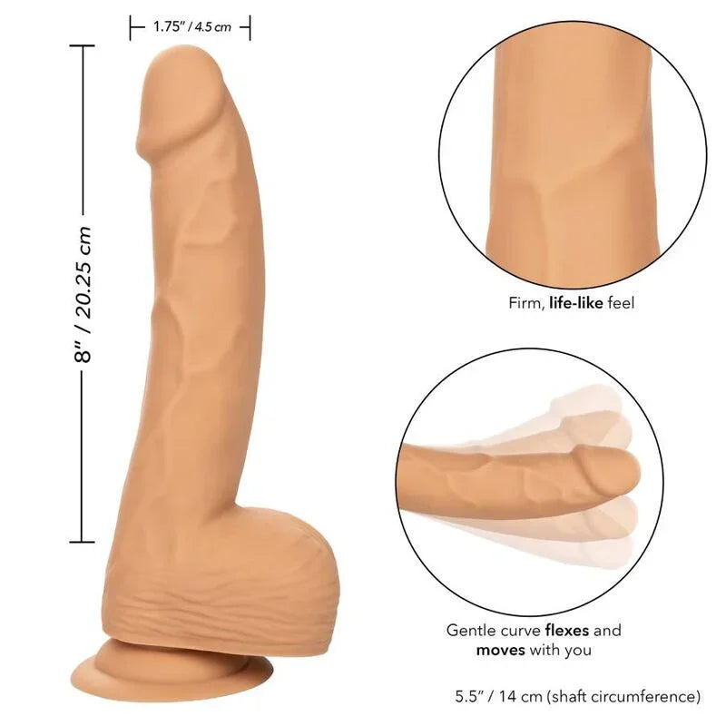 CALEXOTICS - SILICONE STUDS 20.32 CM SKIN - Nuvica