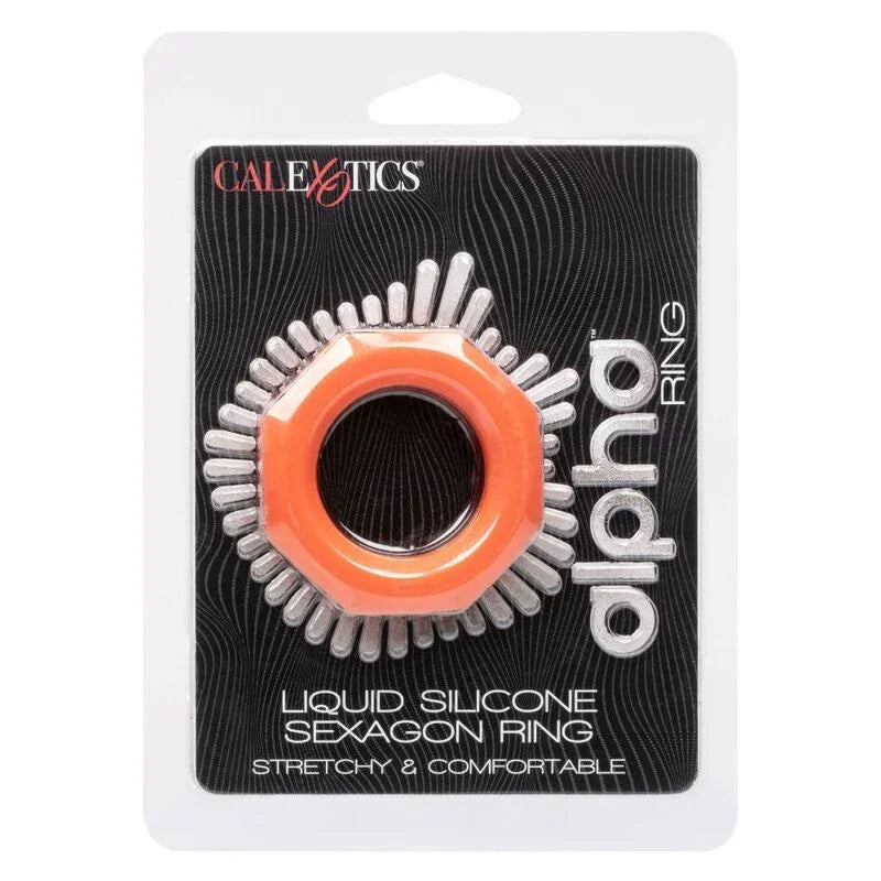 CALEXOTICS - ALPHA SEXAGON RING NARANJA - Nuvica