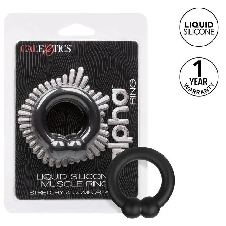CALEXOTICS - ALPHA MUSCLE RING NEGRO - Nuvica