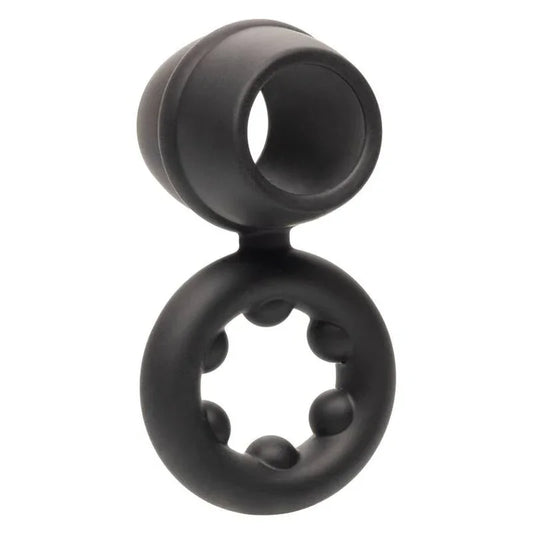 CALEXOTICS - ALPHA DUAL MAGNUM RING NEGRO - Nuvica