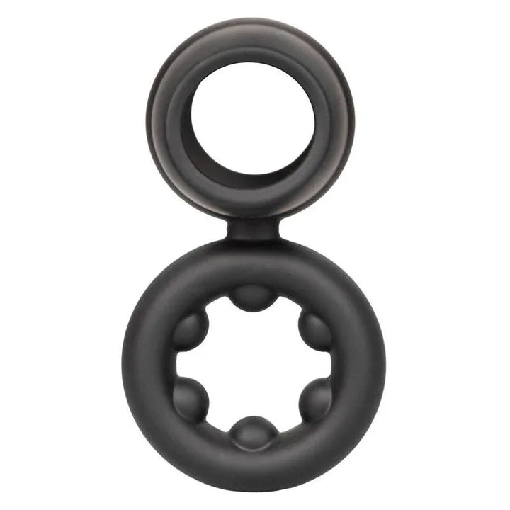 CALEXOTICS - ALPHA DUAL MAGNUM RING NEGRO - Nuvica