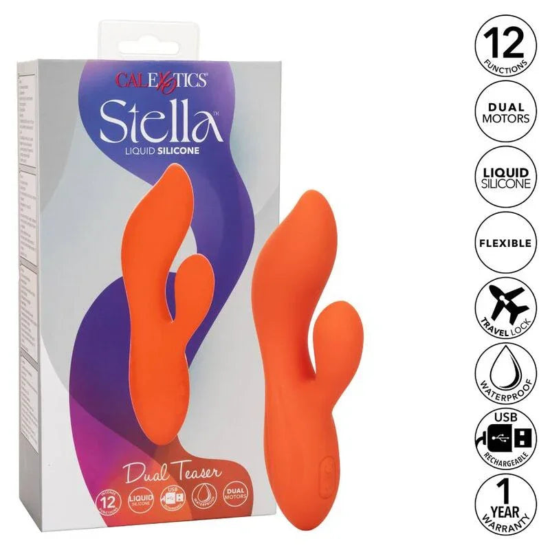 CALEXOTICS - STELLA DUAL TEASER NARANJA - Nuvica