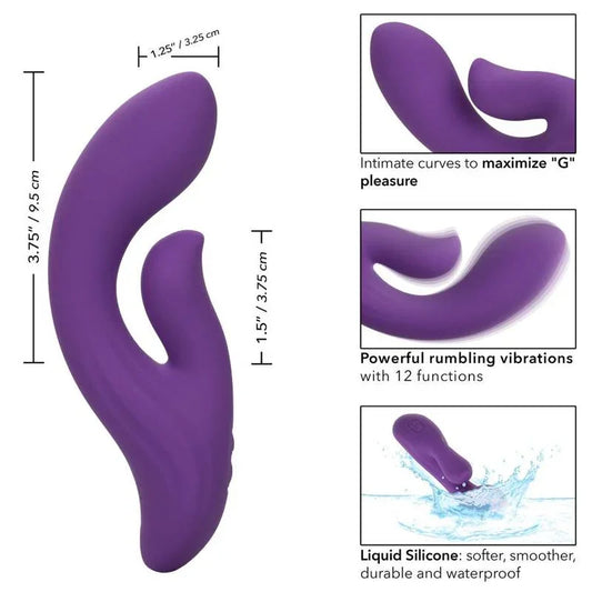 CALEXOTICS - STELLA DUAL PLEASER VIOLETA - Nuvica