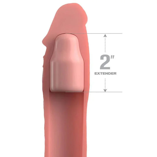 FANTASY X- TENSIONS - PIPEDREAMS SLEEVE 20,32 CM + 5,00 CM INCH PLUG SKIN - Nuvica