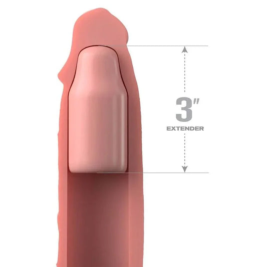 FANTASY X- TENSIONS - PIPEDREAMS SLEEVE 22,86 CM + 7,62 CM PLUG SKIN - Nuvica