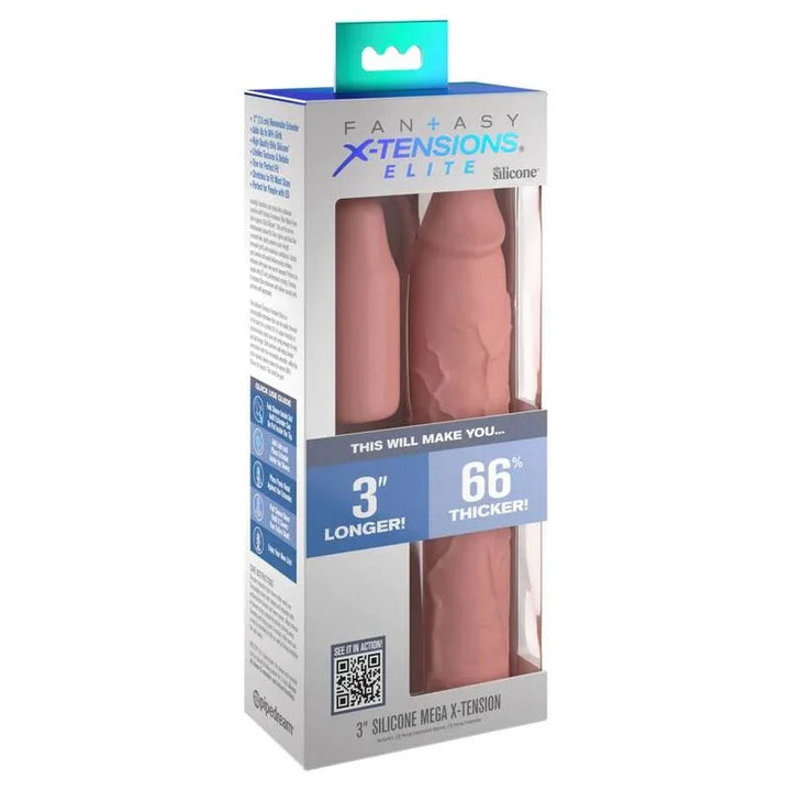 FANTASY X- TENSIONS - PIPEDREAMS SLEEVE 22,86 CM + 7,62 CM PLUG SKIN - Nuvica