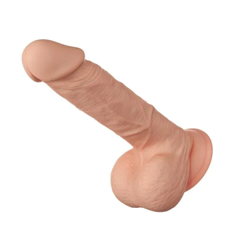 BAILE - BEAUTIFUL ENCOUNTER BAHAMUT DILDO REALÍSTICO FLEXIBLE 21.8 CM NATURAL - Nuvica