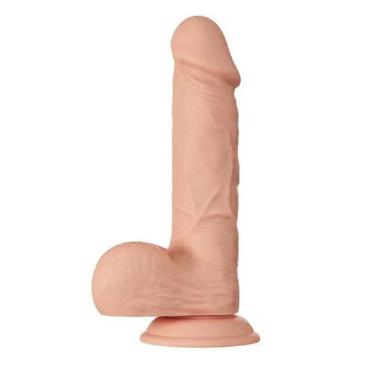 BAILE - BEAUTIFUL ENCOUNTER BAHAMUT DILDO REALÍSTICO FLEXIBLE 21.8 CM NATURAL - Nuvica