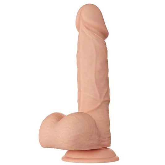 BAILE - BEAUTIFUL ENCOUNTER BAHAMUT DILDO REALÍSTICO FLEXIBLE 21.8 CM NATURAL - Nuvica