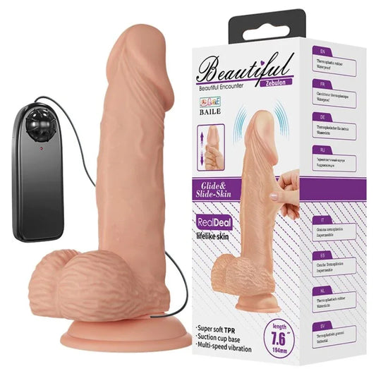 BAILE - BEAUTIFUL ENCOUNTER ZEBULON VIBRACIÓN 19.4 CM NATURAL - Nuvica
