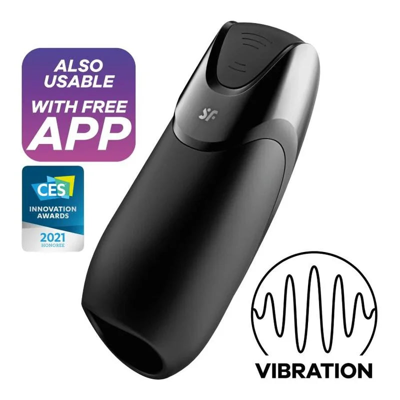 SATISFYER - MEN VIBRATION+ NEGRO - Nuvica