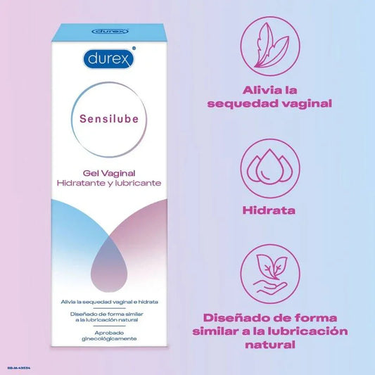 DUREX - SENSILUBE GEL HIDRATANTE Y LUBRICANTE 40 ML - Nuvica