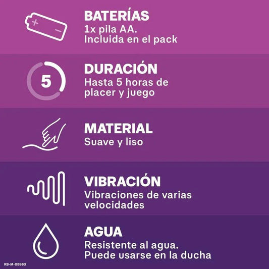 DUREX - VIBRADOR INTENSE ORGASMIC PURE FANTASY - Nuvica