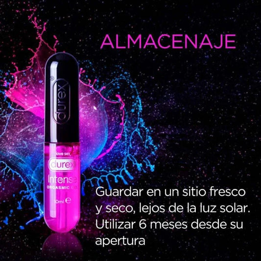 DUREX - GEL LUBRICANTE INTENSE ORGASMIC 10ML - Nuvica