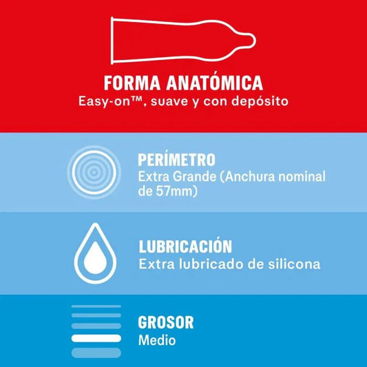 DUREX - PRESERVATIVOS SENSITIVO XL 10 UNIDADES - Nuvica