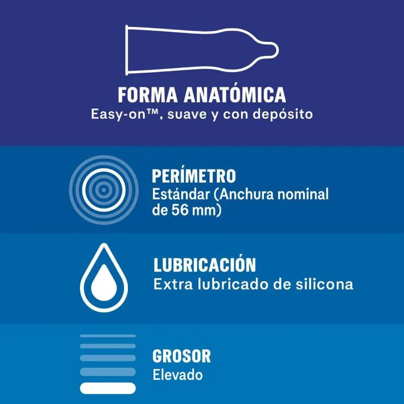 DUREX - EXTRA SEGURO 12 UNIDADES - Nuvica