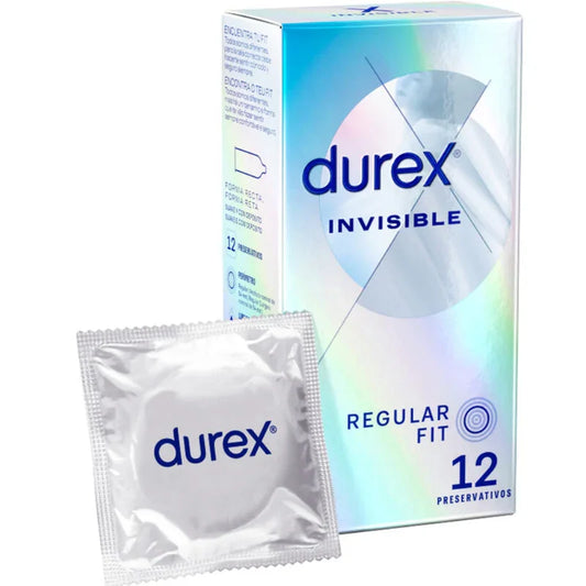 DUREX - INVISIBLE EXTRA FINO 12 UNIDADES - Nuvica