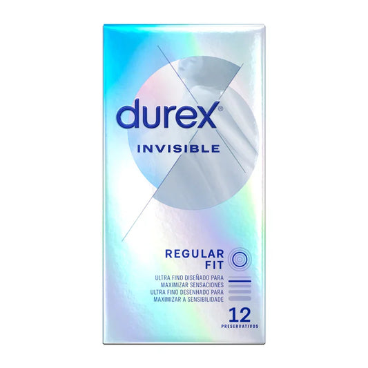 DUREX - INVISIBLE EXTRA FINO 12 UNIDADES - Nuvica
