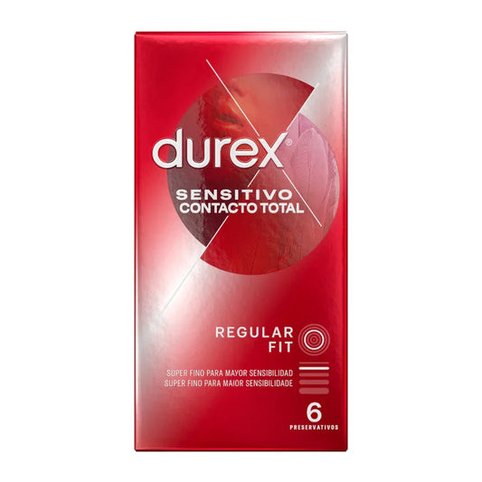 DUREX - SENSITIVO CONTACTO TOTAL 6 UNIDADES - Nuvica