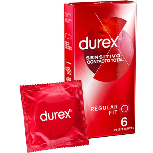 DUREX - SENSITIVO CONTACTO TOTAL 6 UNIDADES - Nuvica