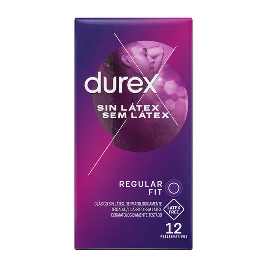DUREX - PRESERVATIVOS SIN LATEX 12 UNIDADES - Nuvica