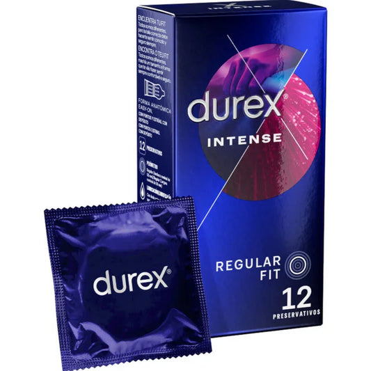 DUREX - INTENSE ORGASMIC 12 UNIDADES - Nuvica