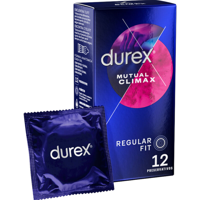 DUREX - CLIMAX MUTUO 12 UNIDADES - Nuvica